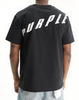 Purple T-Shirt Clean Jersey Black