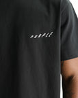 Purple T-Shirt Clean Jersey Black