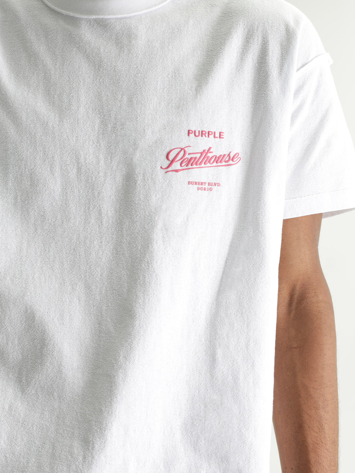 Purple T-Shirt Penthouse Script White