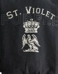 Purple Tank Top St Violet Crystals Black