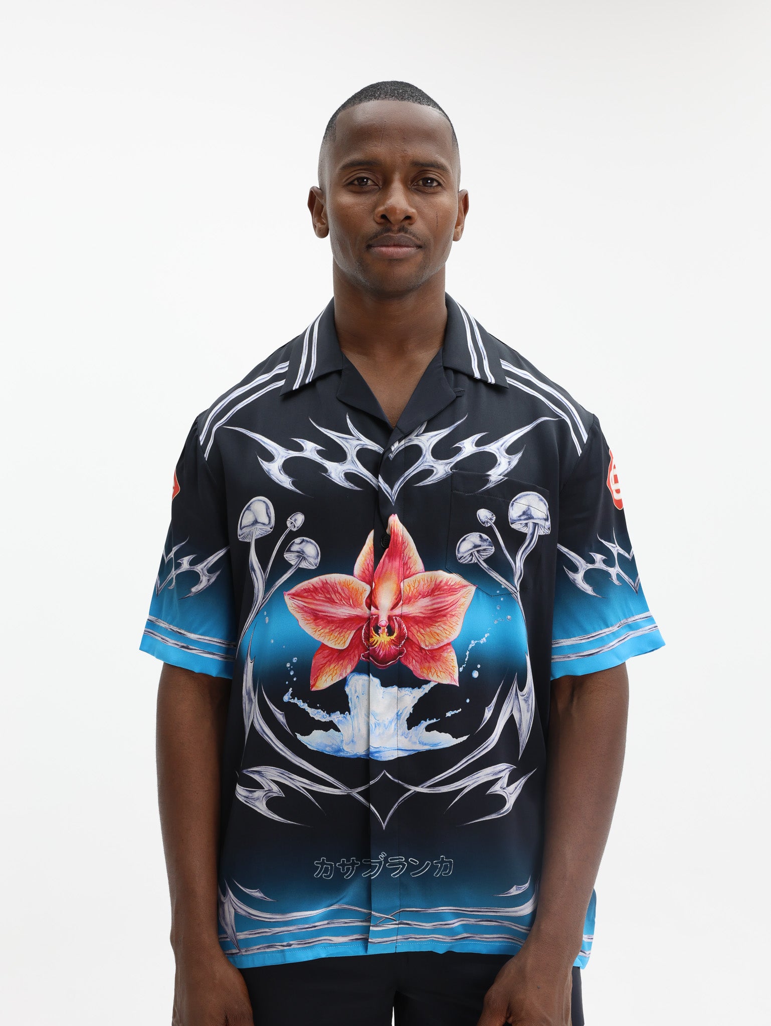 Casablanca Shirt Cuban Collar Blades-AL Capone Premium
