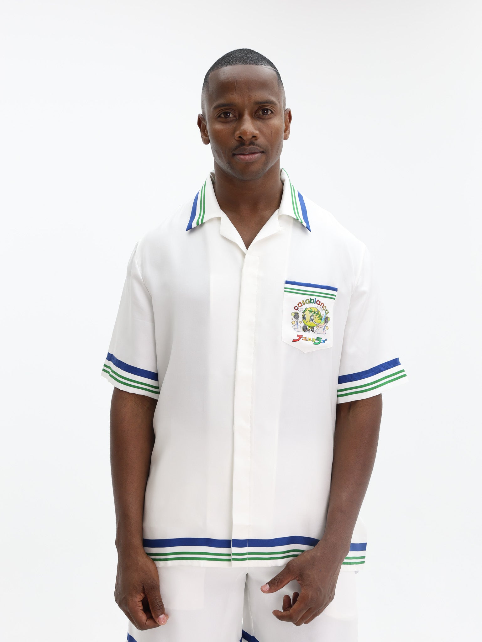 Casablanca Shirt Tennis Mascot SS White-AL Capone Premium