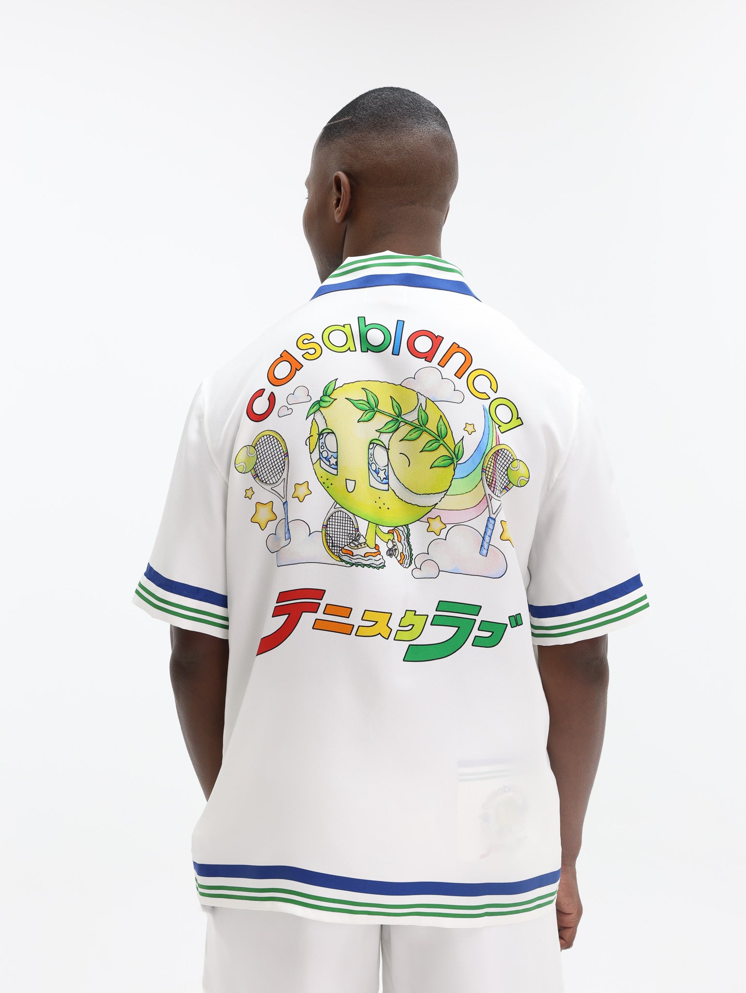 Casablanca Shirt Tennis Mascot SS White-AL Capone Premium