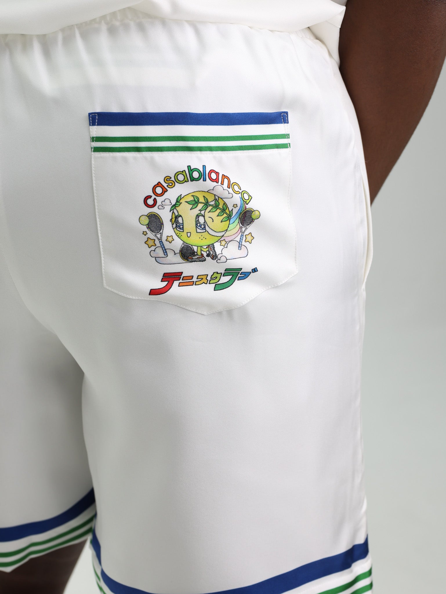 Casablanca Shorts Tennis Club White-AL Capone Premium
