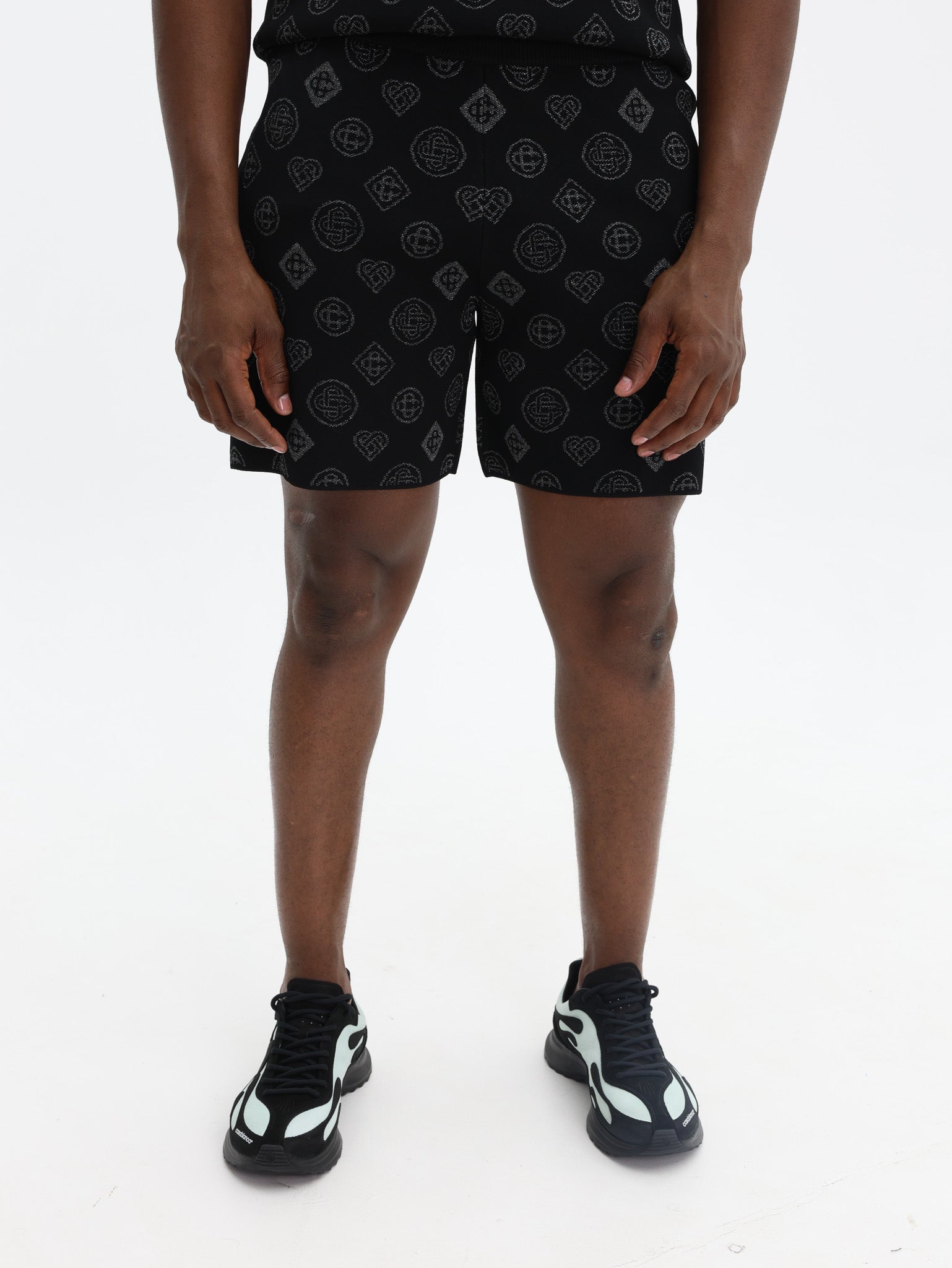 Casablanca Shorts City Jacquard Black-AL Capone Premium