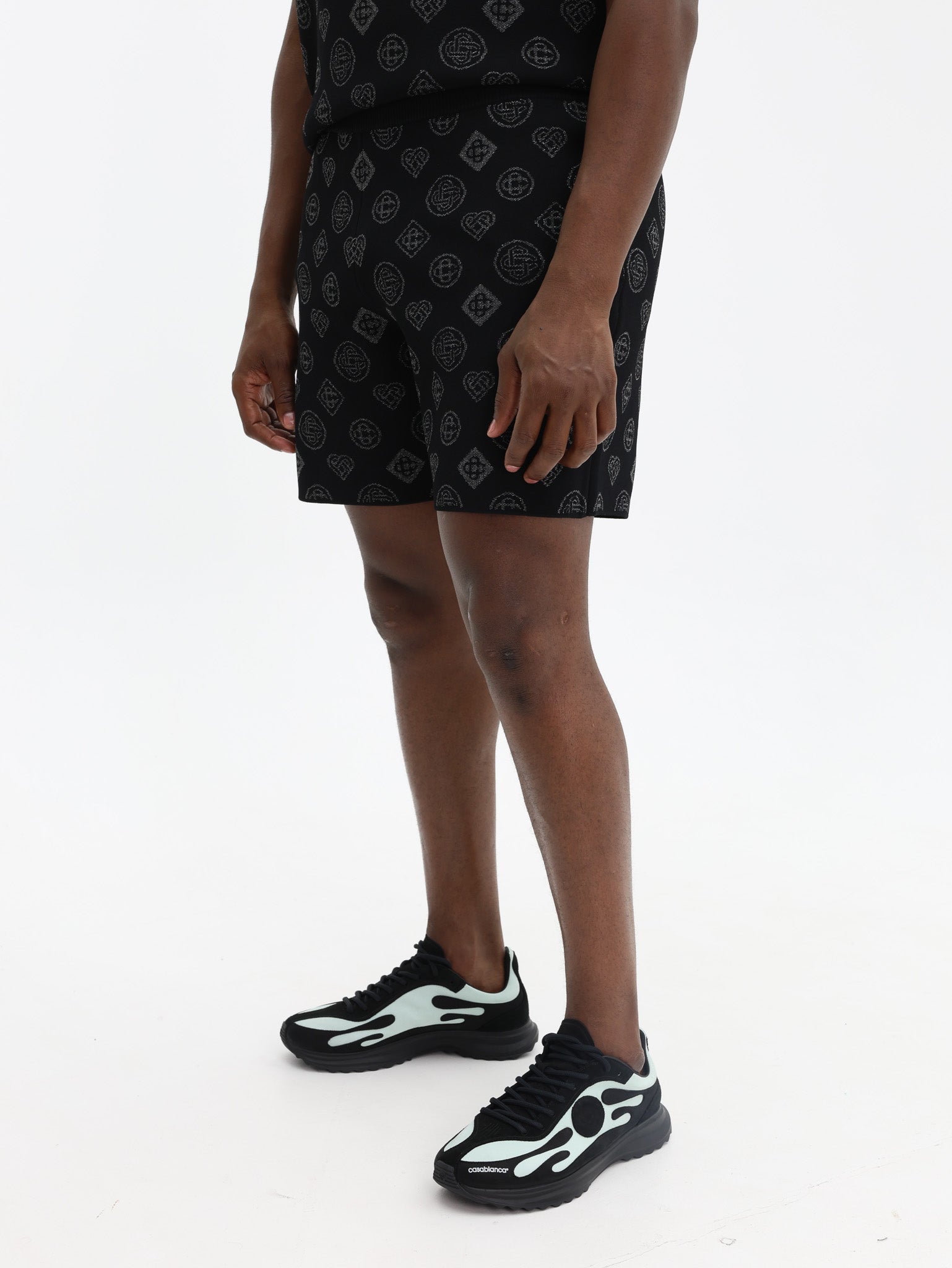 Casablanca Shorts City Jacquard Black-AL Capone Premium