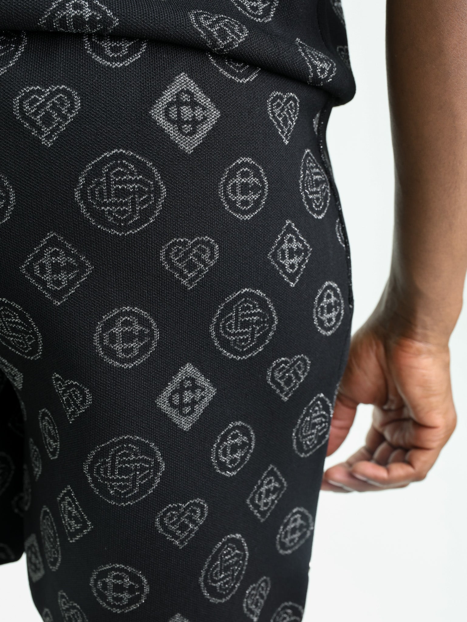 Casablanca Shorts City Jacquard Black-AL Capone Premium