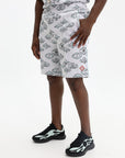 Casablanca Shorts Jacquard Track Off White-Multi-AL Capone Premium