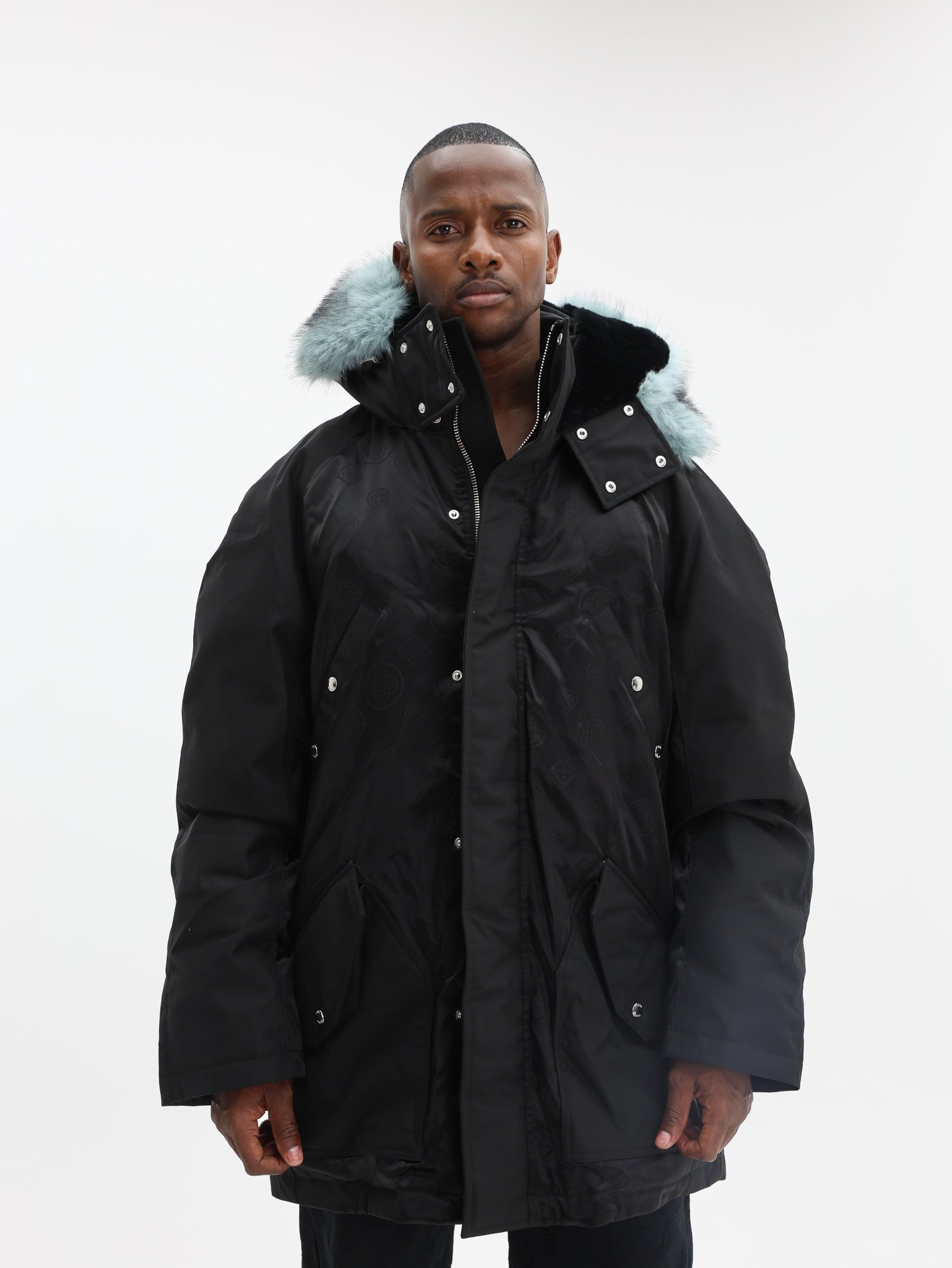 Casablanca Jacket Snorkel Down Parka Black-AL Capone Premium