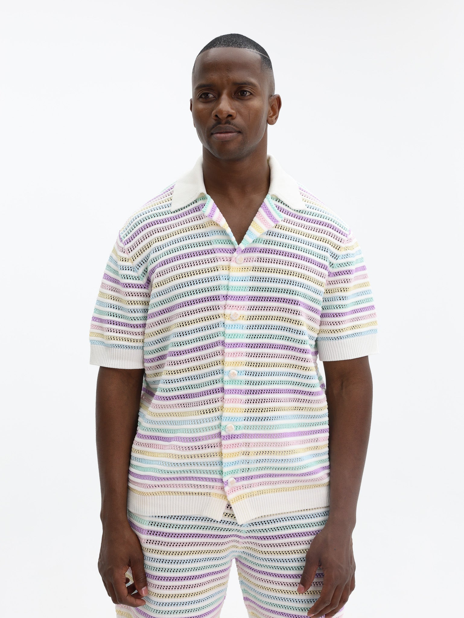 Casablanca Golfer Flower Crochet Multi-AL Capone Premium