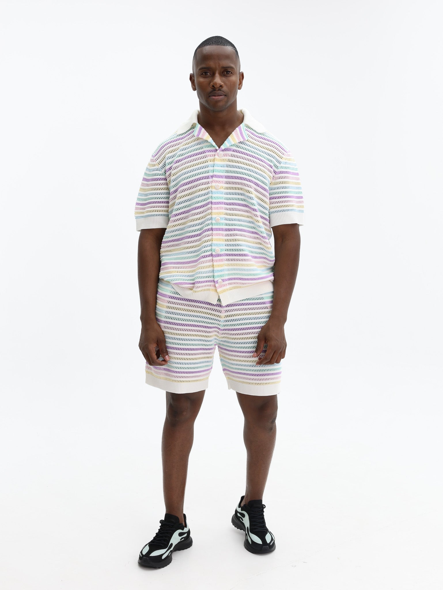 Casablanca Golfer Flower Crochet Multi-AL Capone Premium