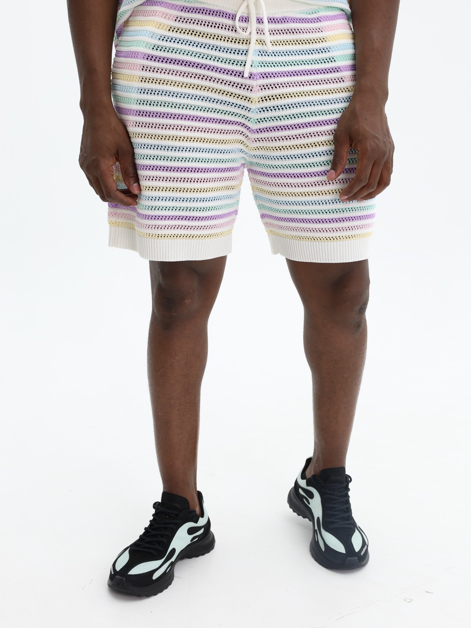 Casablanca Shorts Flower Crochet Multi-AL Capone Premium