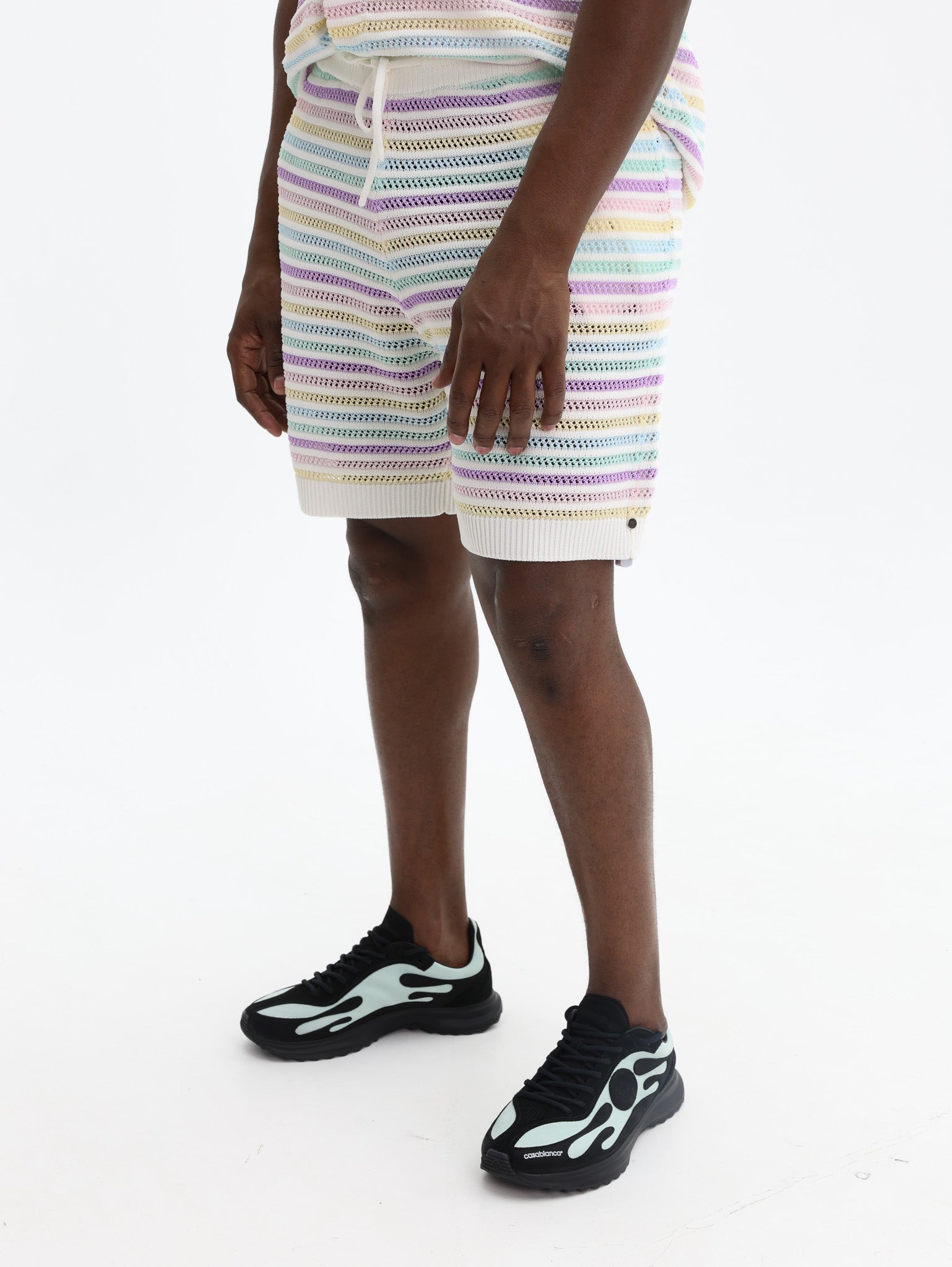 Casablanca Shorts Flower Crochet Multi-AL Capone Premium