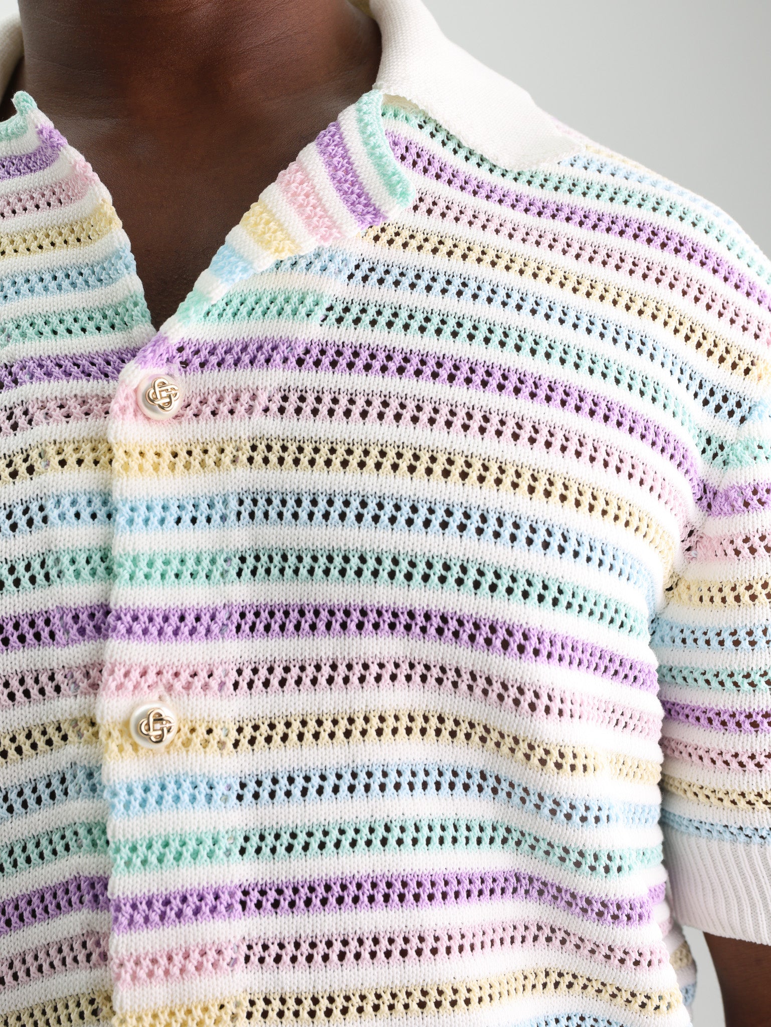 Casablanca Golfer Flower Crochet Multi-AL Capone Premium