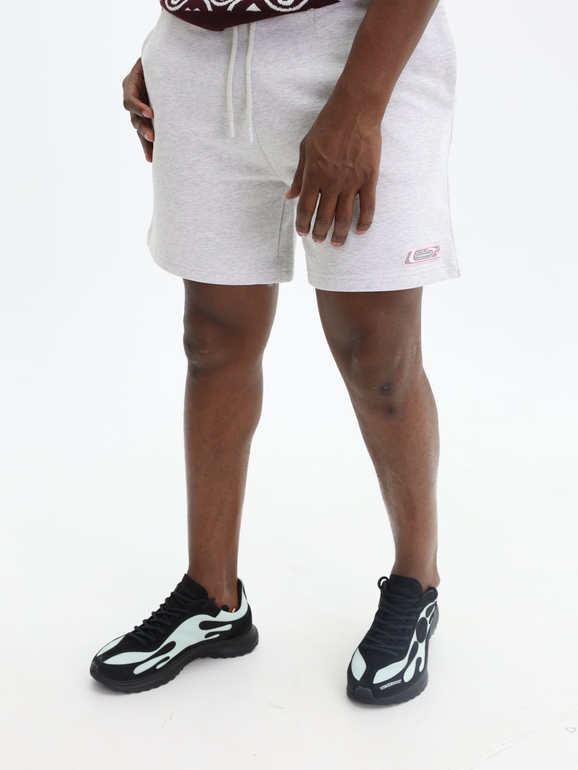 Casablanca Shorts Pvc Patch Grey Marle-AL Capone Premium