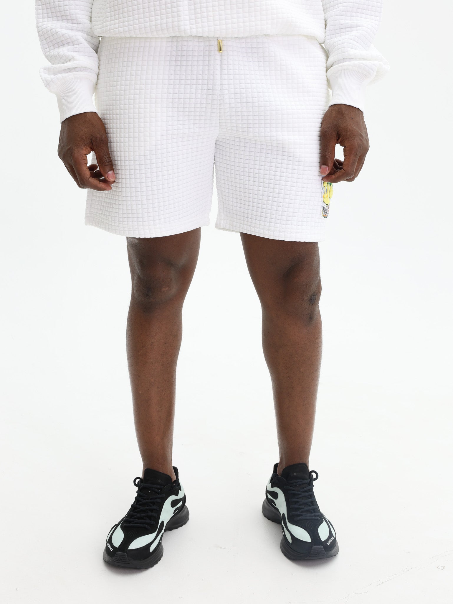 Casablanca Shorts Grid White-AL Capone Premium