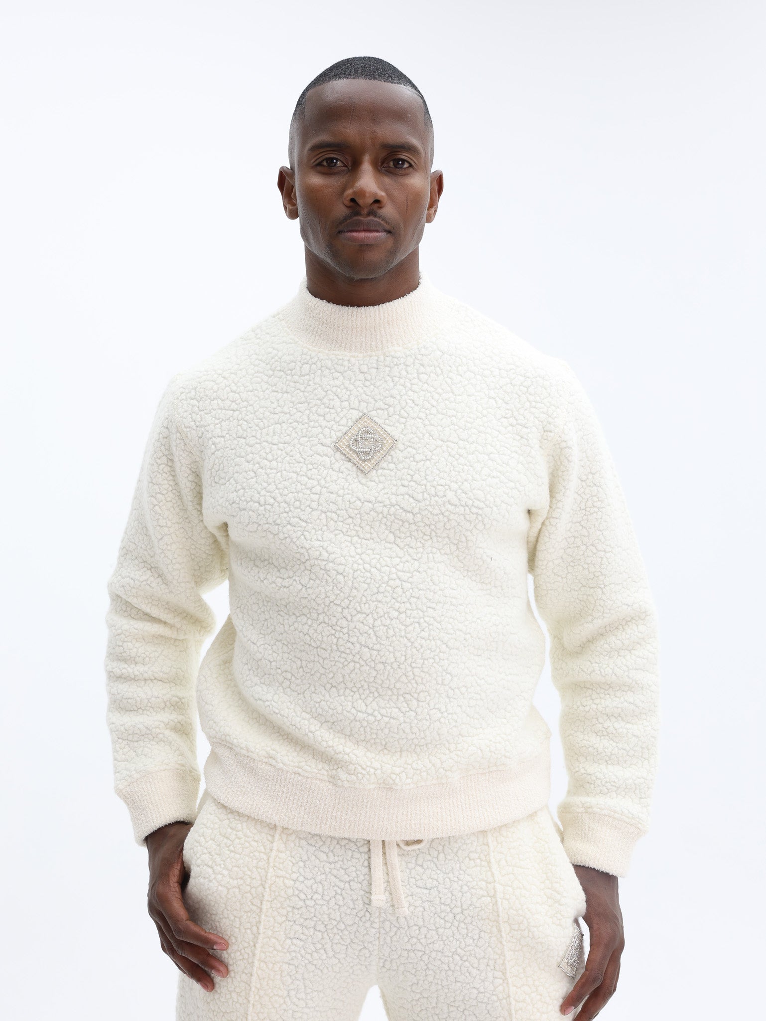 Casablanca Sweater Cashmere Off-White-AL Capone Premium