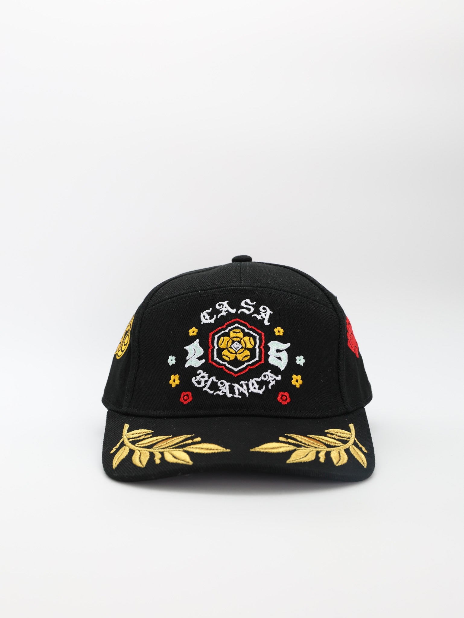 Casablanca Cap Bosozuku Laurel Embroidered Black-AL Capone Premium
