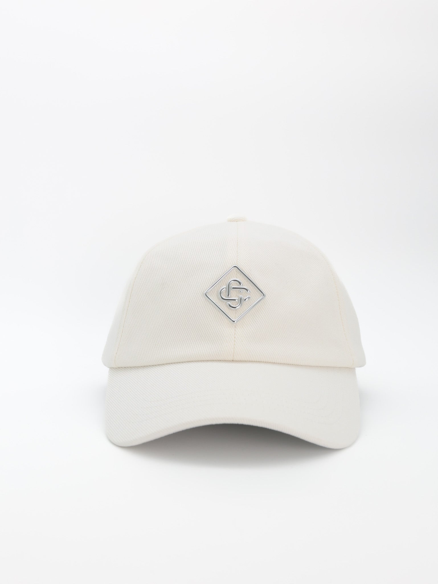 Casablanca Cap Silver Cc Logo Patch White-AL Capone Premium