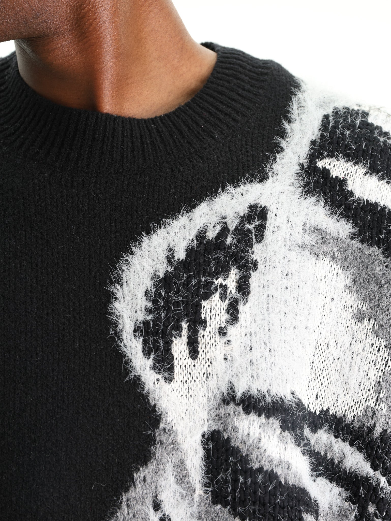 Adidas Sweater Run Knit Y-3 Sleeve Logo Black-AL Capone Premium