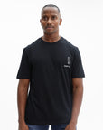 Iceberg T-Shirt Back Aop Iceberg Logo Black