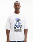 Iceberg T-Shirt Teddy Bear Print White