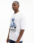 Iceberg T-Shirt Teddy Bear Print White