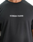Iceberg T-Shirt Embro Logo Double Decker Back Print White