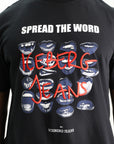 Iceberg T-Shirt Mouth Print Logo Black