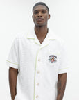 Casablanca Towelling Monogram Shirt White