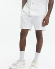 Casablanca Towelling Monogram Short White