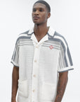 Casablanca Crochet Shirt White/Grey