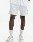 Casablanca Tennis Club Icon Sweatshort White