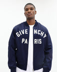 Givenchy Jacket Bomber Logo Navy