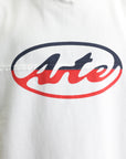 Arte T-Shirt Circle Red Logo White