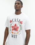 Casablanca Casa Way Orchid Classic T-Shirt White
