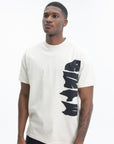 Arte T-Shirt Black Logo Print Cream
