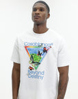 Casablanca Tennis Club Icon Beyond Destiny Classic T-Shirt White