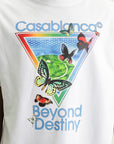 Casablanca Tennis Club Icon Beyond Destiny Classic T-Shirt White