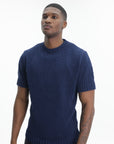 Arte T-Shirt Back Graphic Knit Navy
