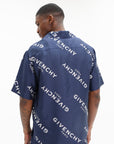Givenchy Shirt Allover Print Navy