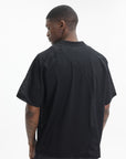 Arte T-Shirt Multi Mesh V-Neck Black