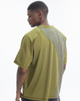 Arte T-Shirt Multi Mesh V-Neck Green