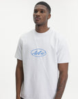 Arte T-Shirt Circle Blue Logo White
