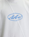 Arte T-Shirt Circle Blue Logo White