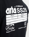 Arte T-Shirt Back Poster Plain Black