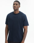 Arte T-Shirt Back Poster Plain Navy