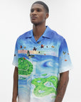 Casablanca Beyond Destiny Cuban Collar Ss Shirt Multi