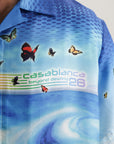 Casablanca Beyond Destiny Cuban Collar Ss Shirt Multi