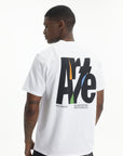 Arte T-Shirt Black Logo Back Print White